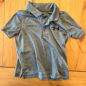 vguc under armor gray sport polo
